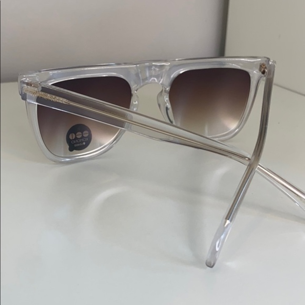 Komono Sunglasses NEW The Bennet Clear square - Picture 8 of 16